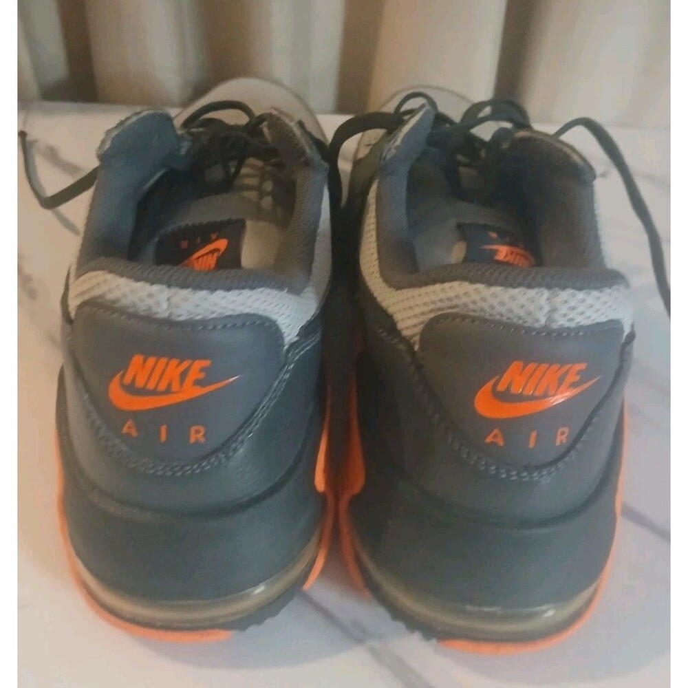 Nike Air Max Shoes Mens Sz 13 Gray Orange Sneakers Trainer Activewear - Picture 6 of 11